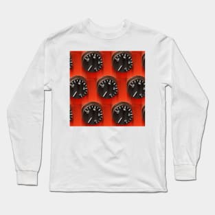 TOTAL CONTROL ? . Abstract symmetrical design in vivid RED Long Sleeve T-Shirt